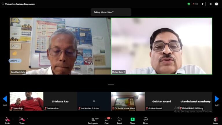 Online Vision Zero Training Programme Strengthens Safety Leadership Across Industries in Telangana
